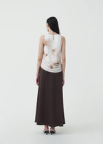 Adela Latte Print Top