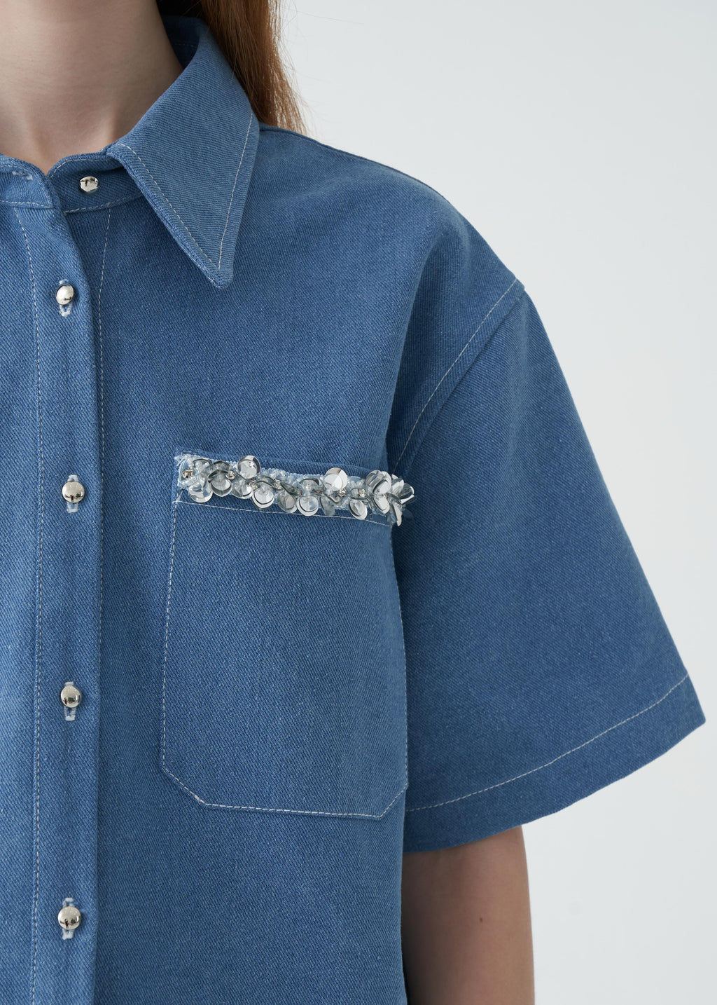Erin Denim Top