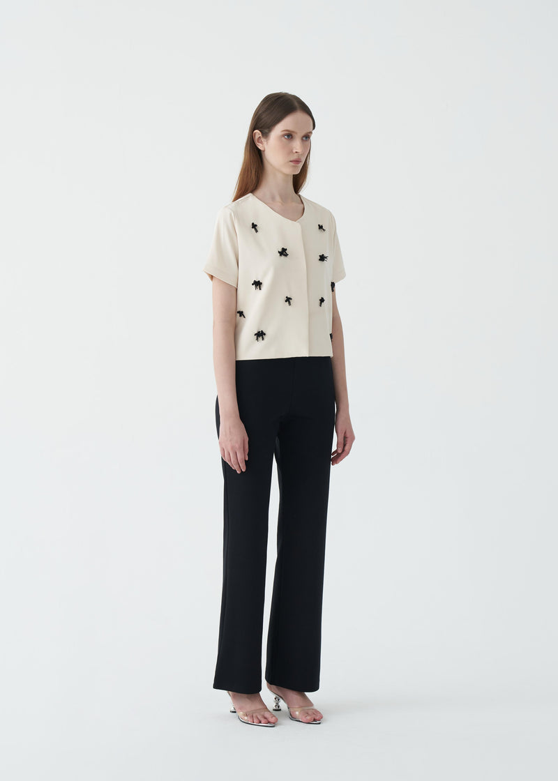 Candace Cream Top