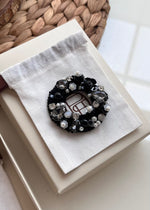 Samantha Black Brooch