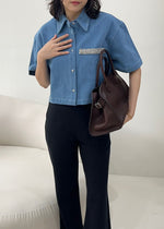 Erin Denim Top (Basha Edition)