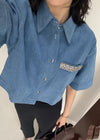 Erin Denim Top (Basha Edition)