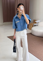 Erin Denim Top (Basha Edition)