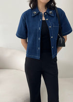 Carla Navy Top