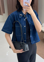 Carla Navy Top