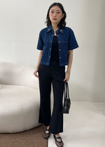 Carla Navy Top