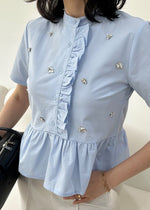 Zaela Light Blue Top