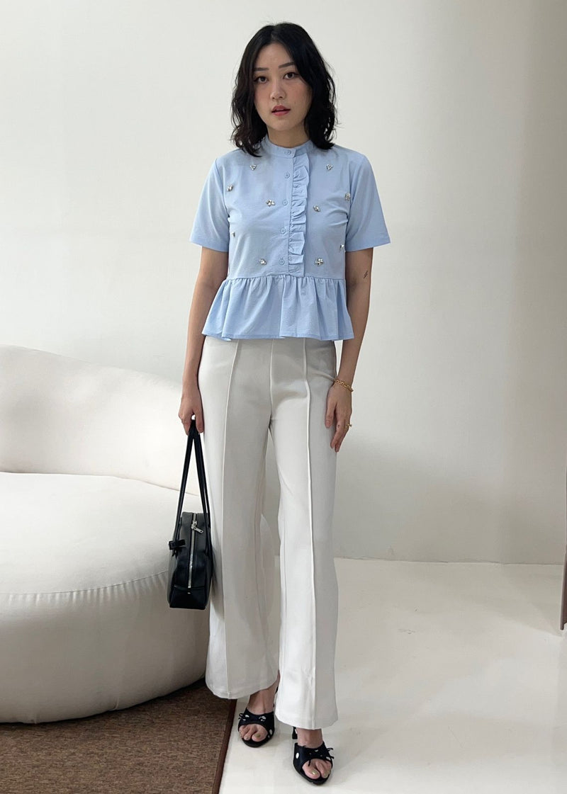 Zaela Light Blue Top