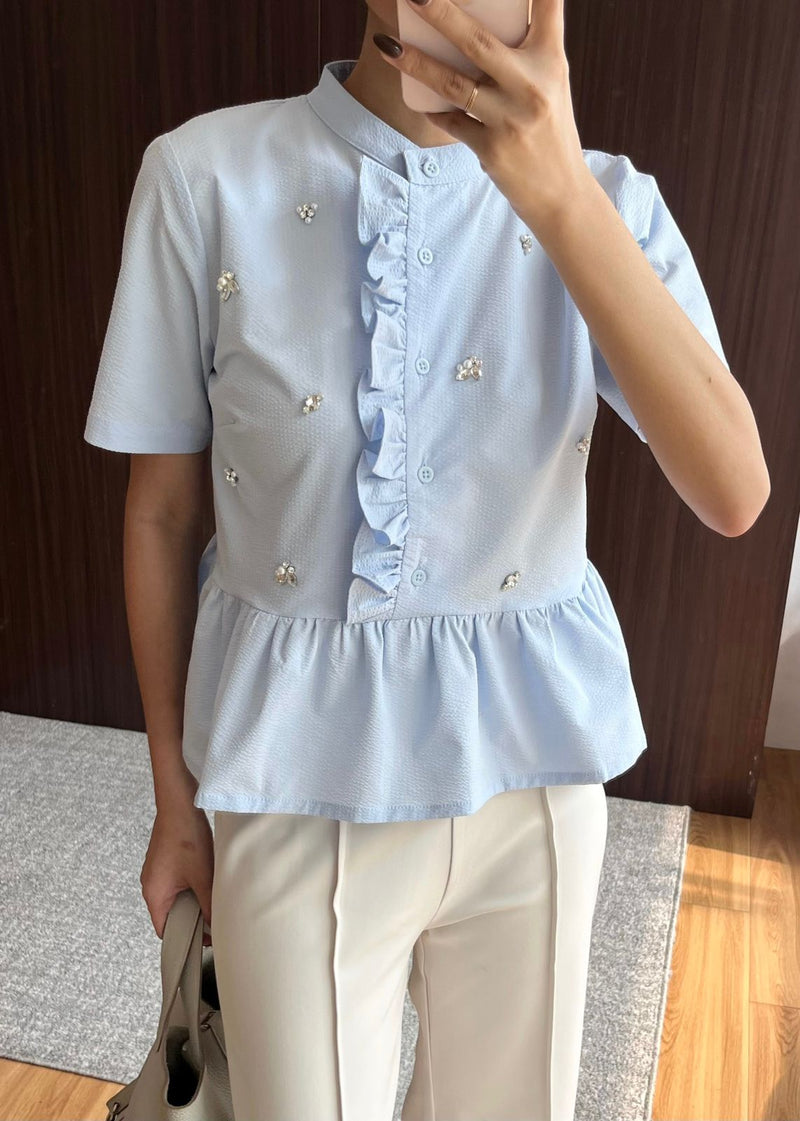 Zaela Light Blue Top