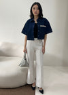 Erin Dark Blue Denim Top (Basha Edition)