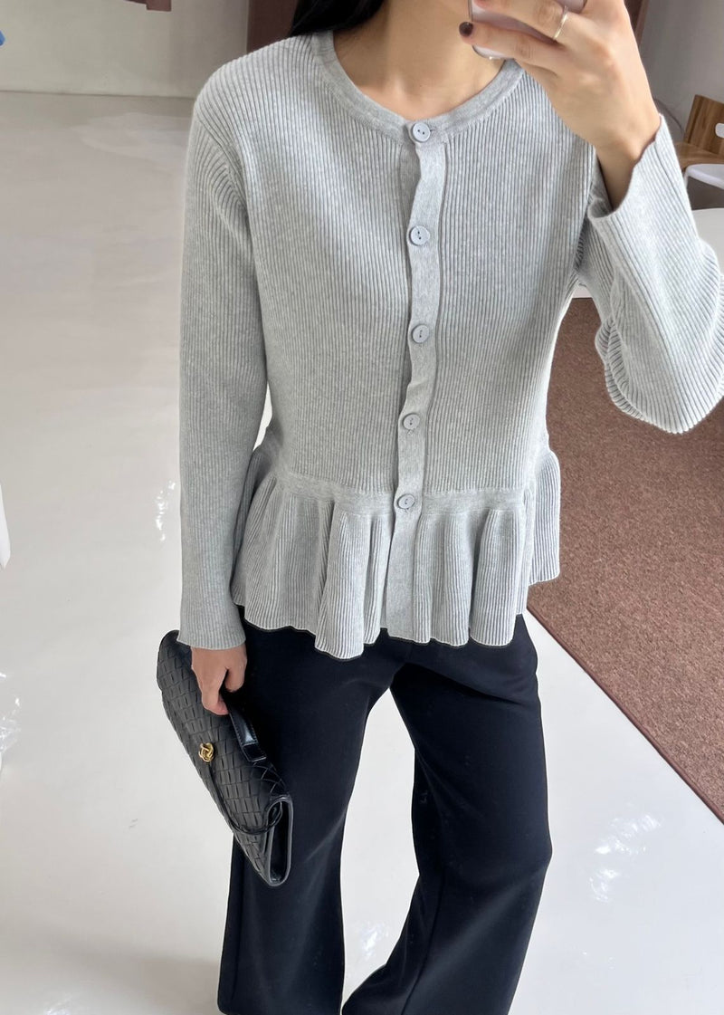 Cleya Grey Top