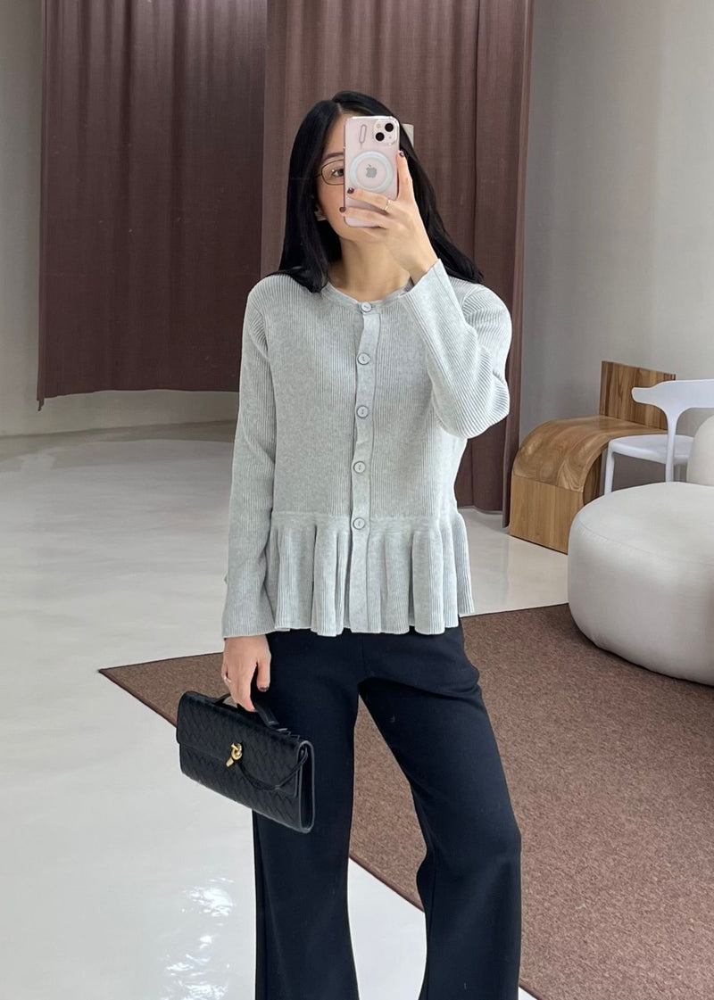 Cleya Grey Top