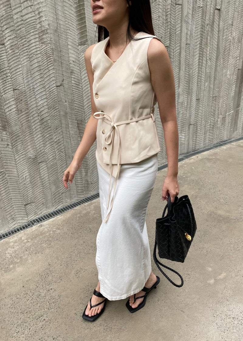 Bertha Cream Top