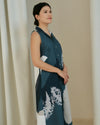 Willow Midnight Blue Print Dress