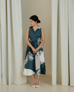 Willow Midnight Blue Print Dress