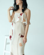 Callie Latte Print Dress