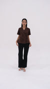 Alicia Dark Brown Top