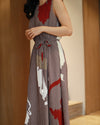 Emily Brown Print Dress