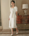 Florence White Skirt