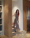 Emily Brown Print Dress