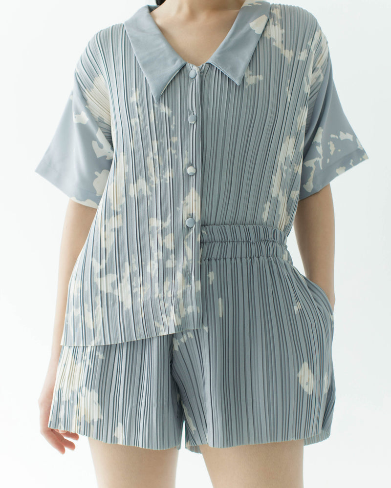Kai Dusty Blue Print Pants