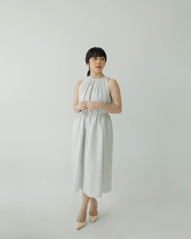 Chantal Cream Print Dress