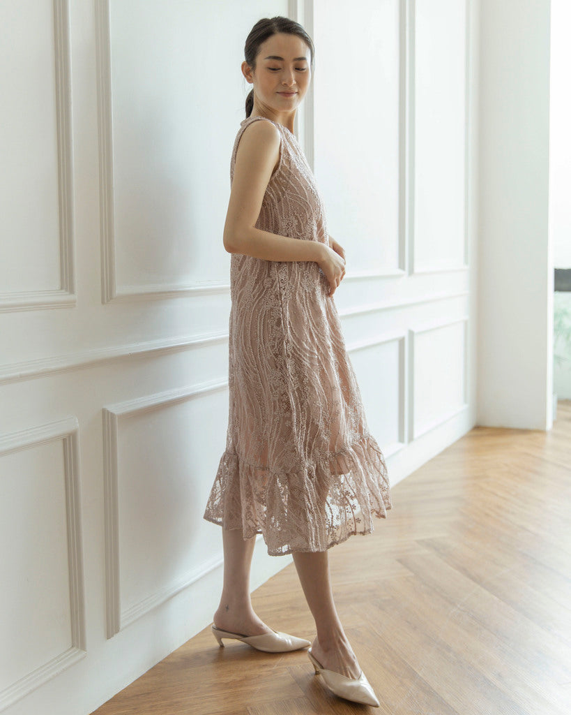 Chiara Rose Gold Dress
