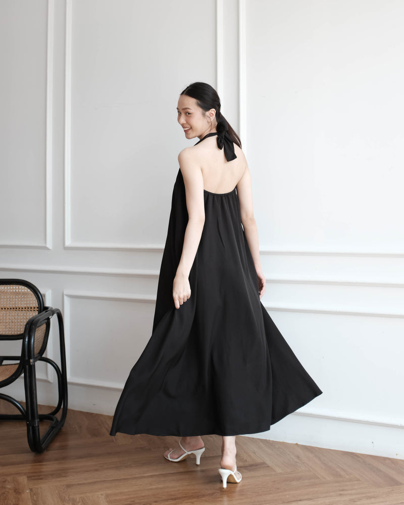 Iris Black Dress