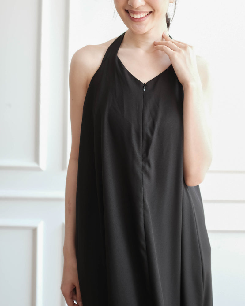 Iris Black Dress