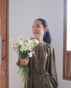 Lenora Army Dress