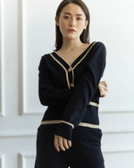 Dallas Navy Cardigan