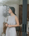 Emily Light Gray Print Dress