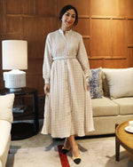 Gaia Latte Print Dress