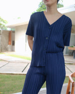 Malia Navy Top