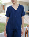 Malia Navy Top