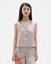 Brea Mint Print Top