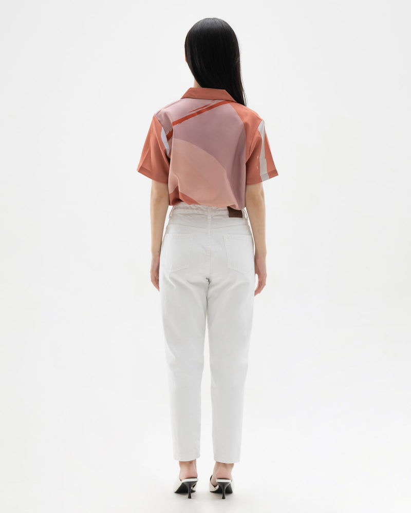 Kook White Denim Pants