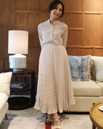 Yuna Light Brown Print Skirt