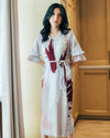 Elicia Latte Print Dress