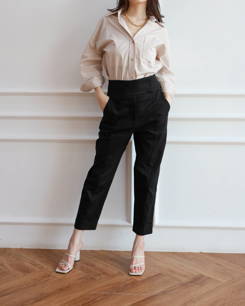 AS YOU super high waisted pants in black | ASOS